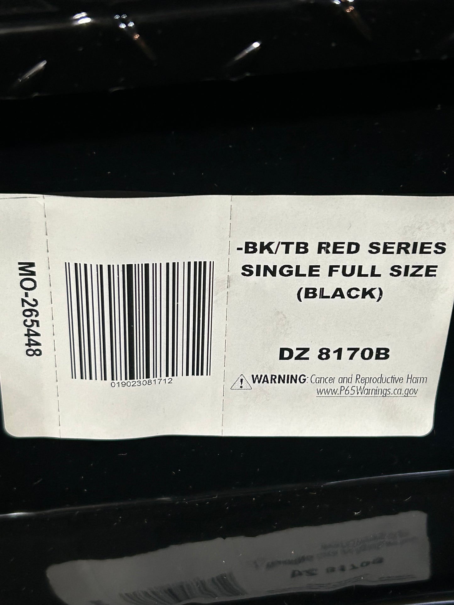 RETURN - DZ8170B TRUCK TOOL BOX